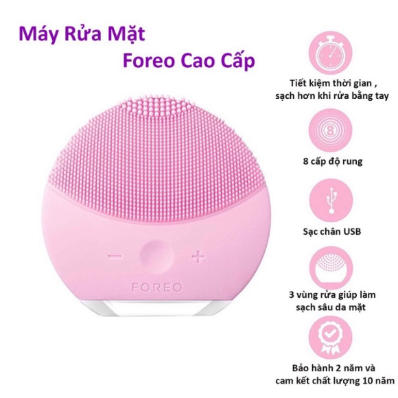 Máy Rửa Mặt Foreo Luna Mini 2 - Máy Rửa Mặt Massage Cao Cấp ( BẢO HÀNH 12 THÁNG )