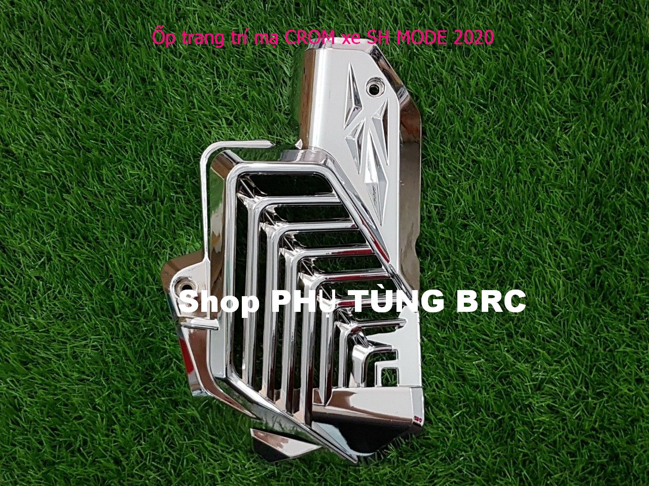 Combo 6 món ốp trang trí mạ CROM xe SH MODE 2020 trở lên.