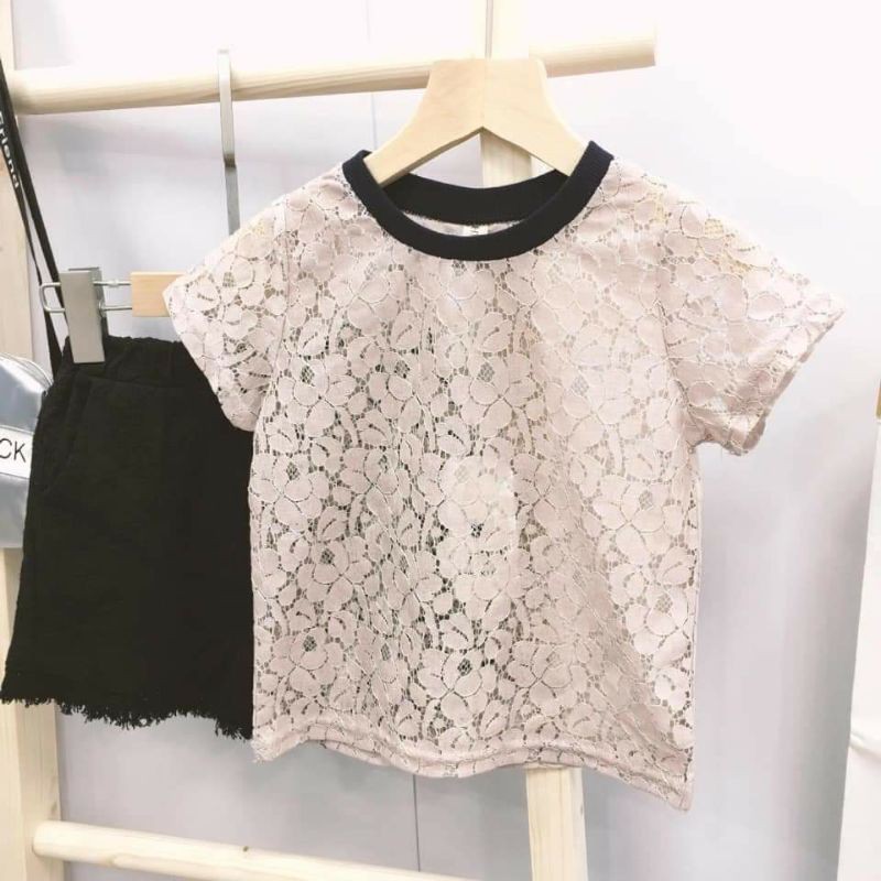 [HCM]Set Bộ Ren Cho Bé Gái
