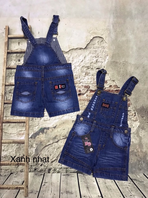 Yếm Jeans cho bé 10kg -24kg