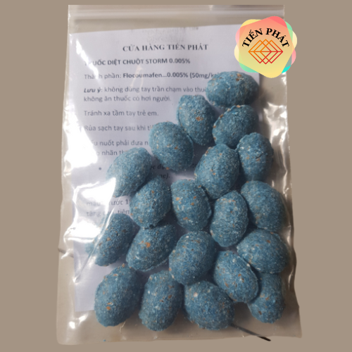 THUỐC DIỆT CHUỘT STORM 0.005% gói lẻ 20 viên