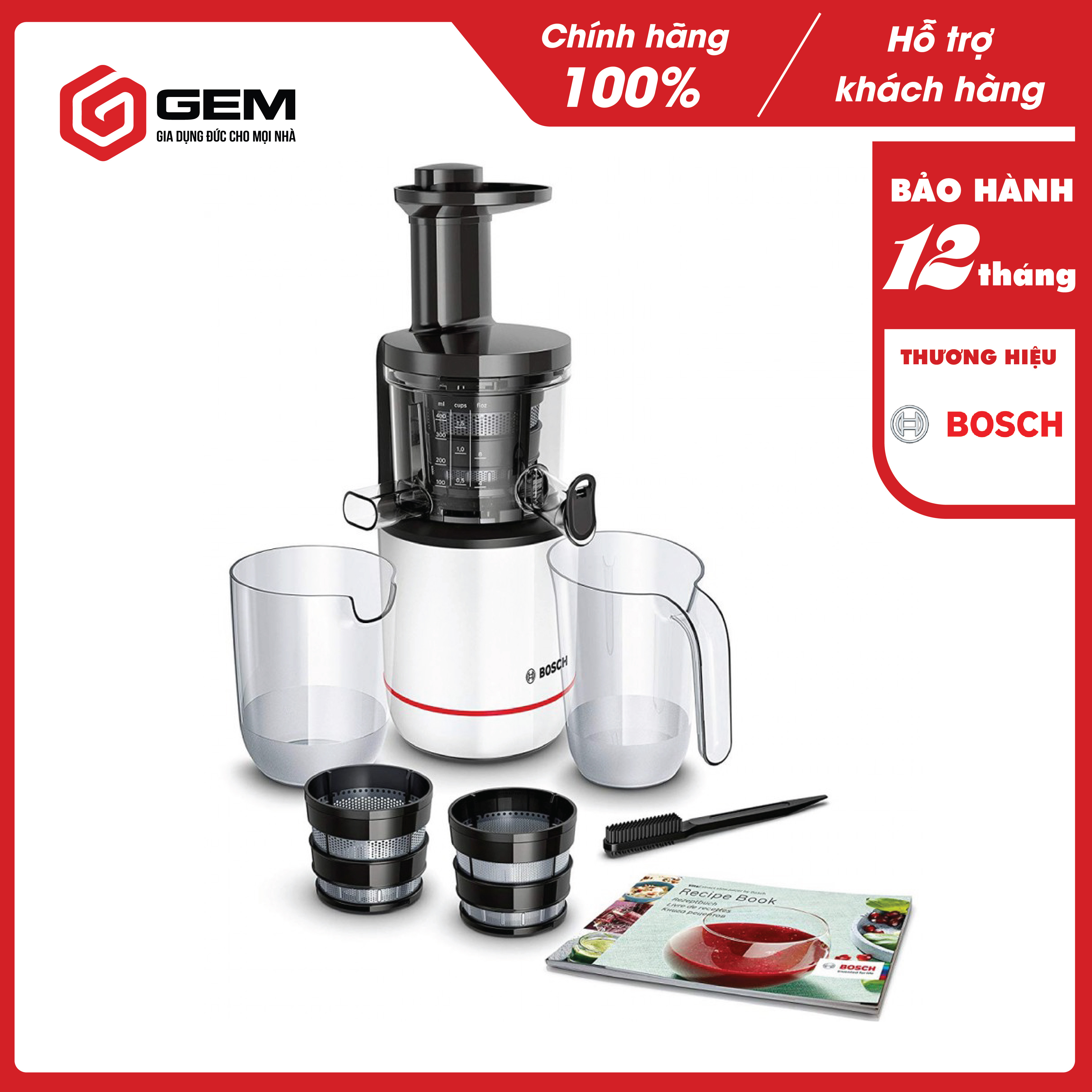 Máy ép chậm-Máy ép trái cây chậm - Máy ép chậm kiệt bã - Máy ép chậm thương hiệu Đức