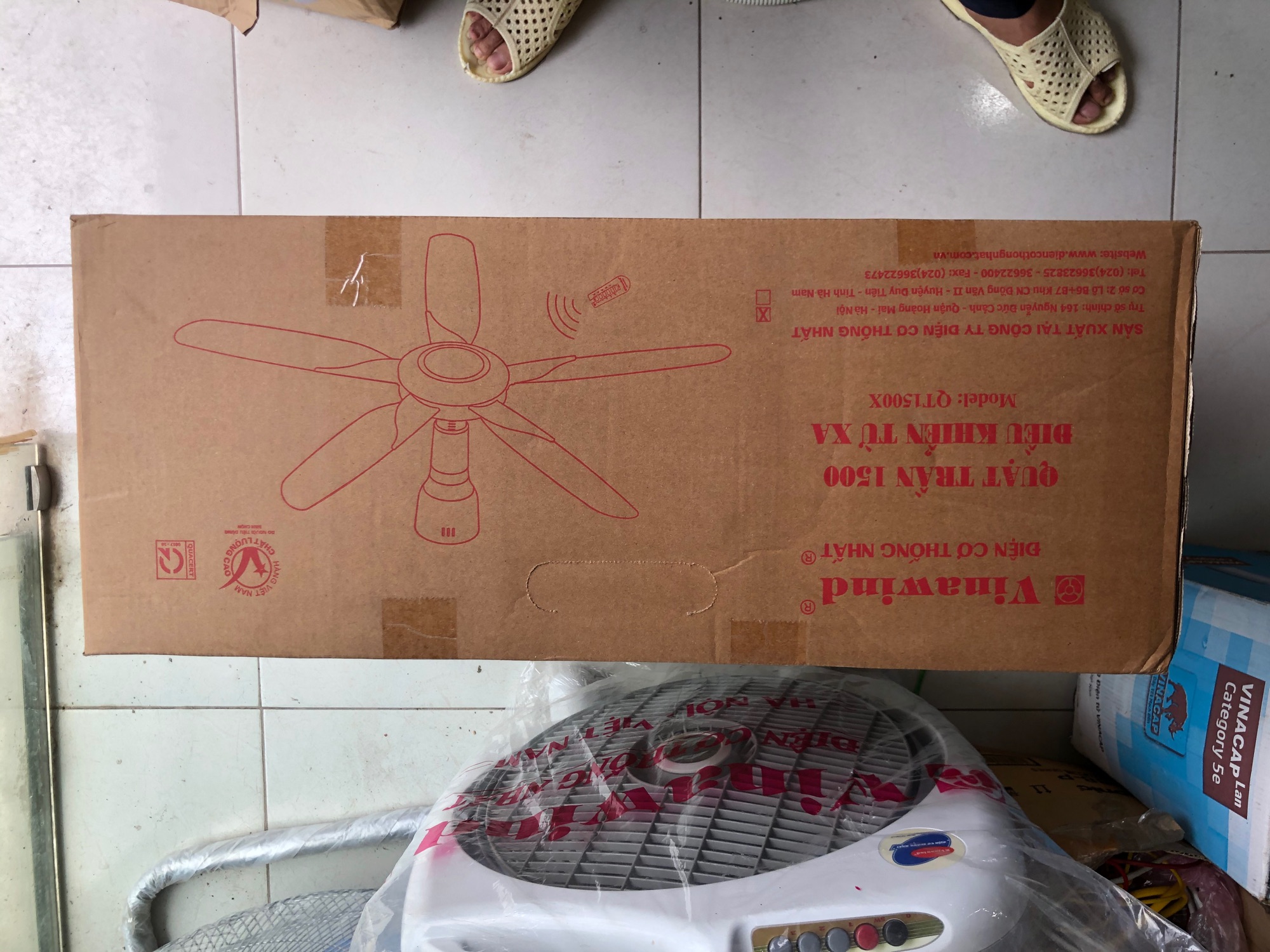 Quạt trần 5 cánh Vinawind QT-1500X