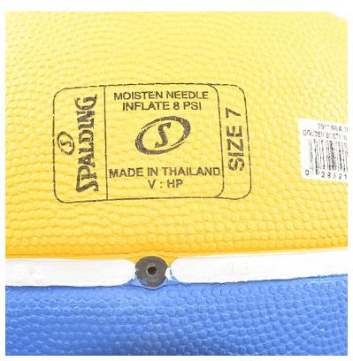 Bóng rổ Spalding Golden State Warriors - Outdoor size 7( tặng kèm kim bơm bóng và túi lưới đựng bóng Sodex)