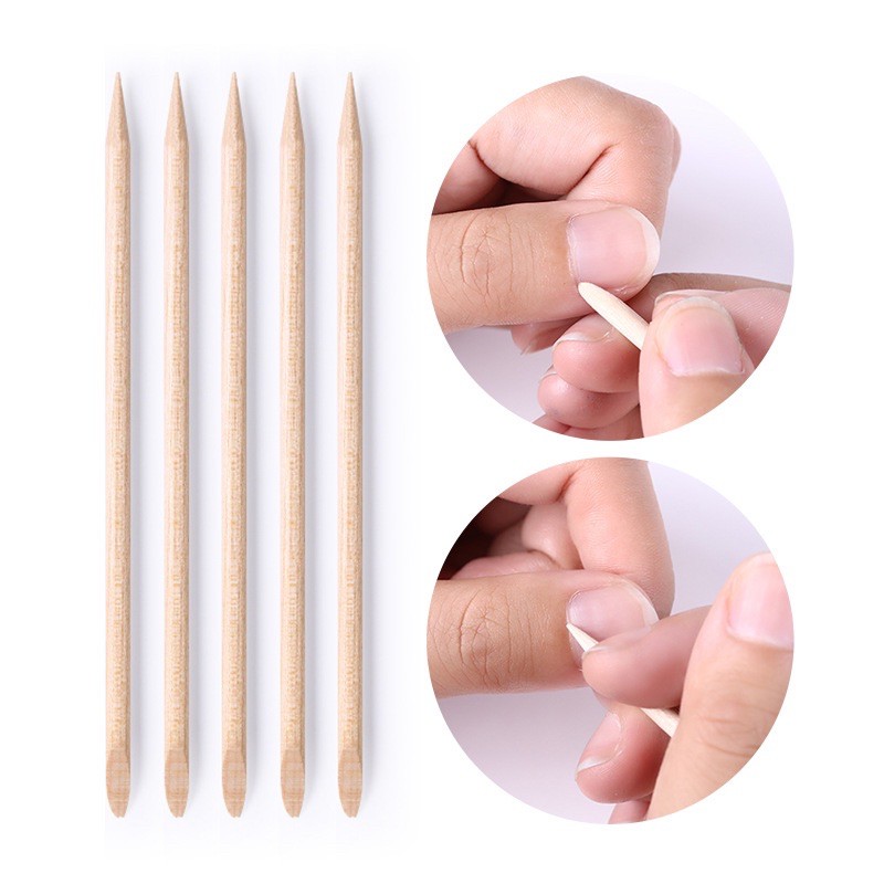 2 Que gỗ làm móng, chấm khoé móng