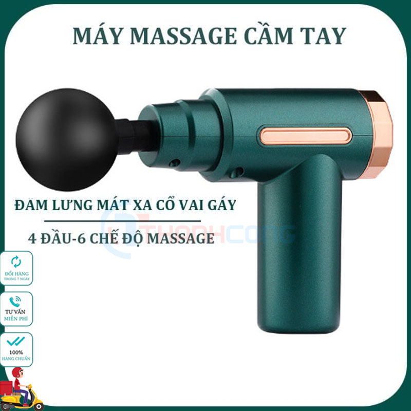 Máy massage cầm tay 1 đầu 5 chế độ - massage nhức mỏi vai gáy, đau giãn cơ - Máy đấm lưng đa năng - súng massage cầm tay toàn thân, máy massage cổ vai gáy