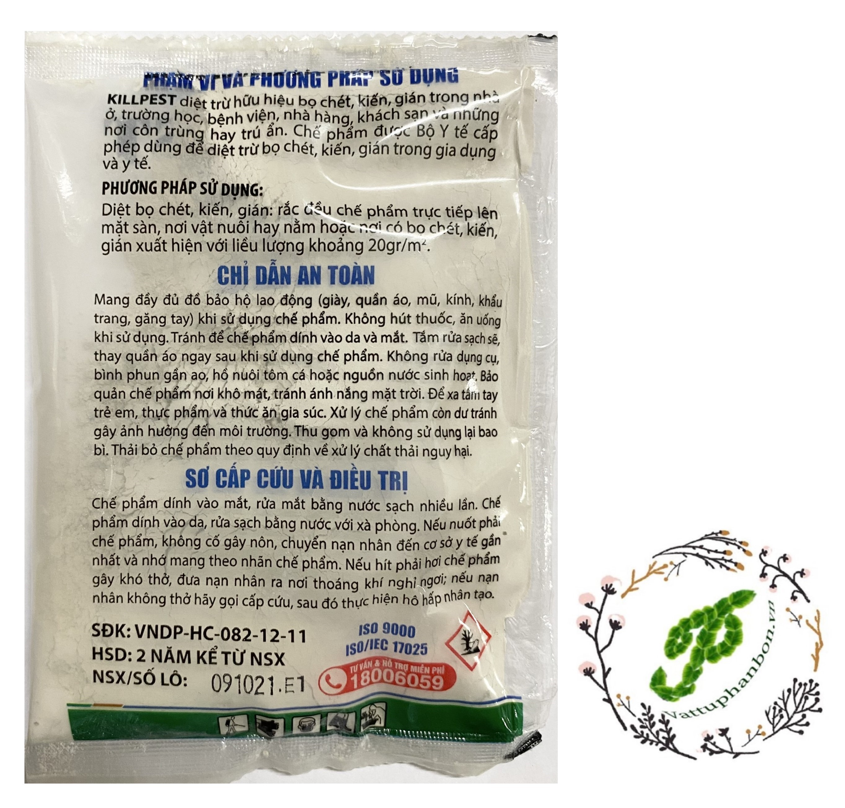 Killpest - Trừ Bọ Chét, Kiến, Gián - #074B# 50g