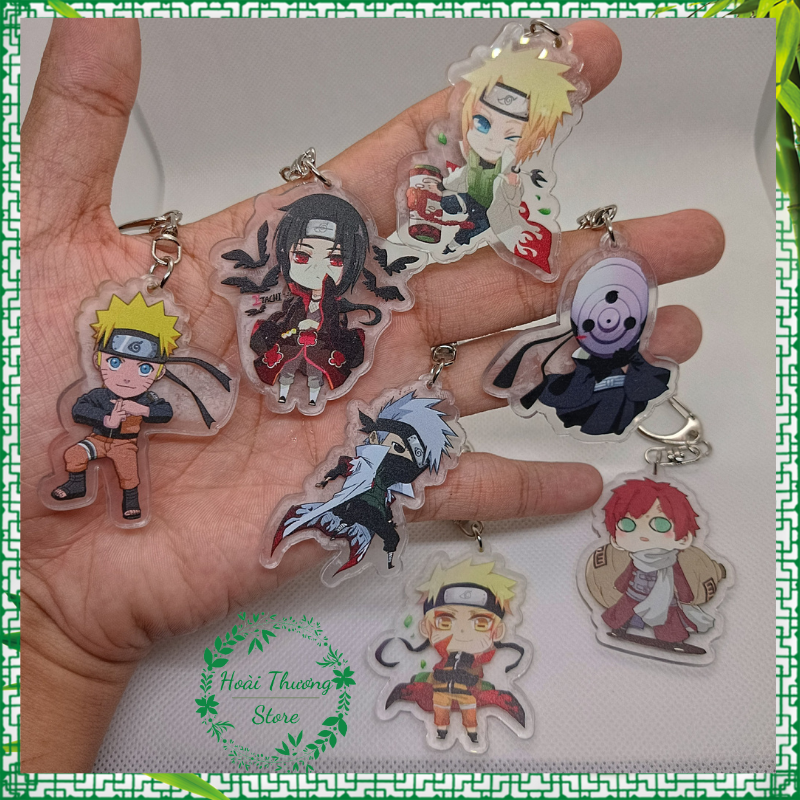 [Mới] móc khóa Naruto cute anime