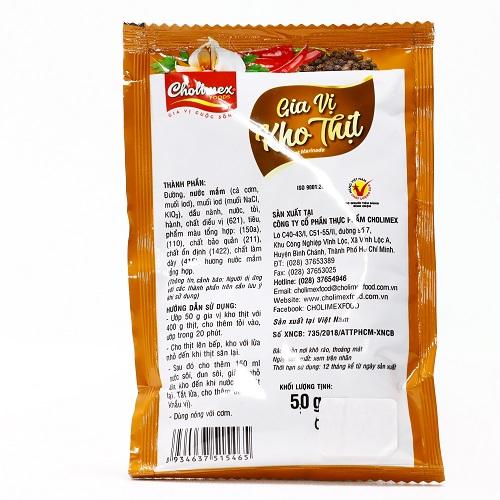 Gia vị kho thịt Cholimex gói 50g