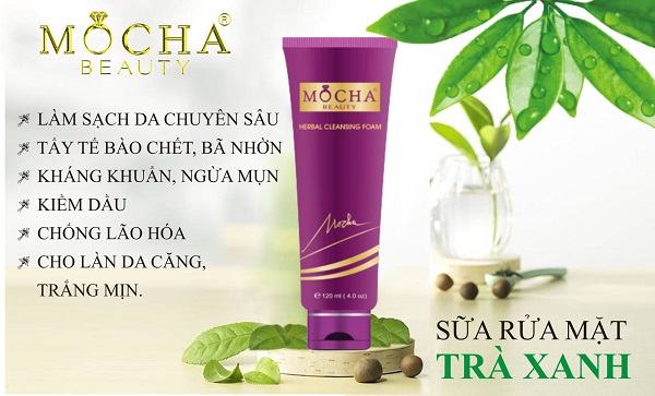 [HCM]SỮA RỬA MẶT TRÀ XANH MOCHA 120ML