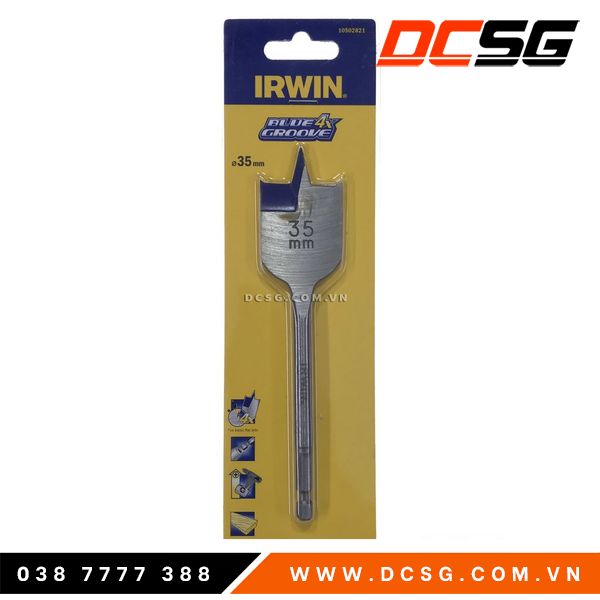 Mũi khoan gỗ đuôi cá 35mm irwin 10502821