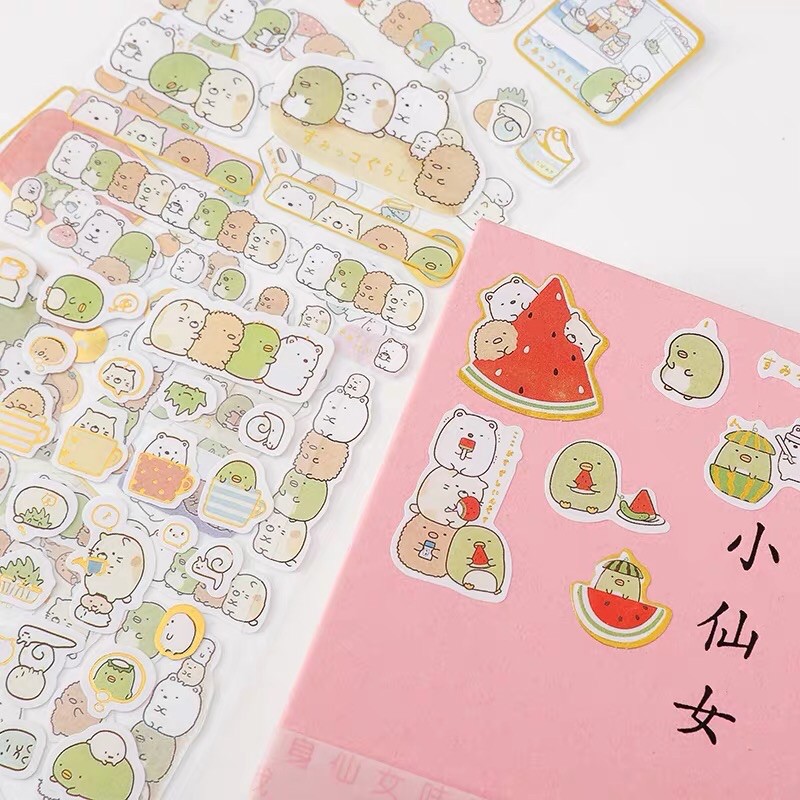 Sticker  dán Molang xinh xắn - VPP Brendo