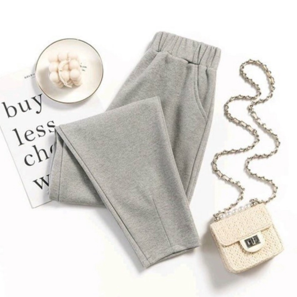 QUẦN BAGGY DẠ CHUN LY GẤU BEEMIT SIÊU HOT
