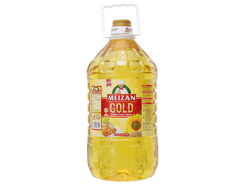 [5 Lít – GOLD] Dầu ăn cao cấp [VN] MEIZAN Gold Cooking Oil (halal) (bph-hk5)