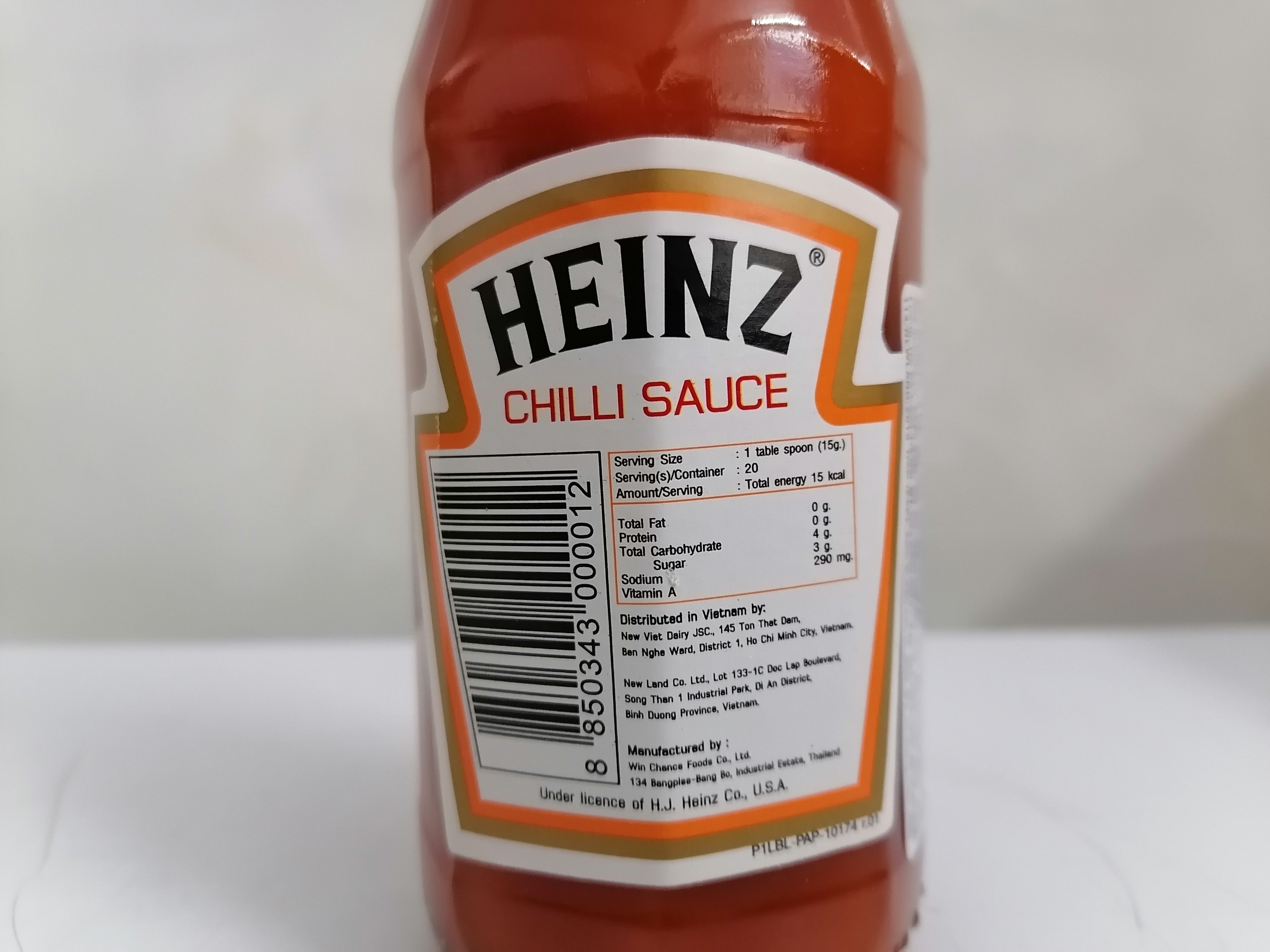 [Chai TT 300g – CAY NHẸ] TƯƠNG ỚT [Thailand] HEINZ Chilli Sauce (bph-hk)
