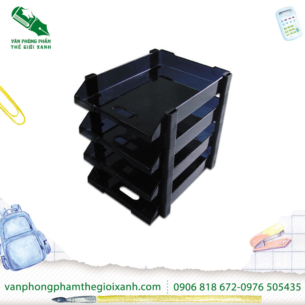 Kệ 4 tầng ráp mica 175-4