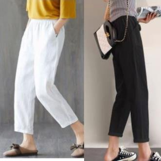 Quần Đũi Baggy Nữ Xuât Hàn M006dáng baggy nữ cạp chun siêu xinh cho phái đẹp 39 kamichi