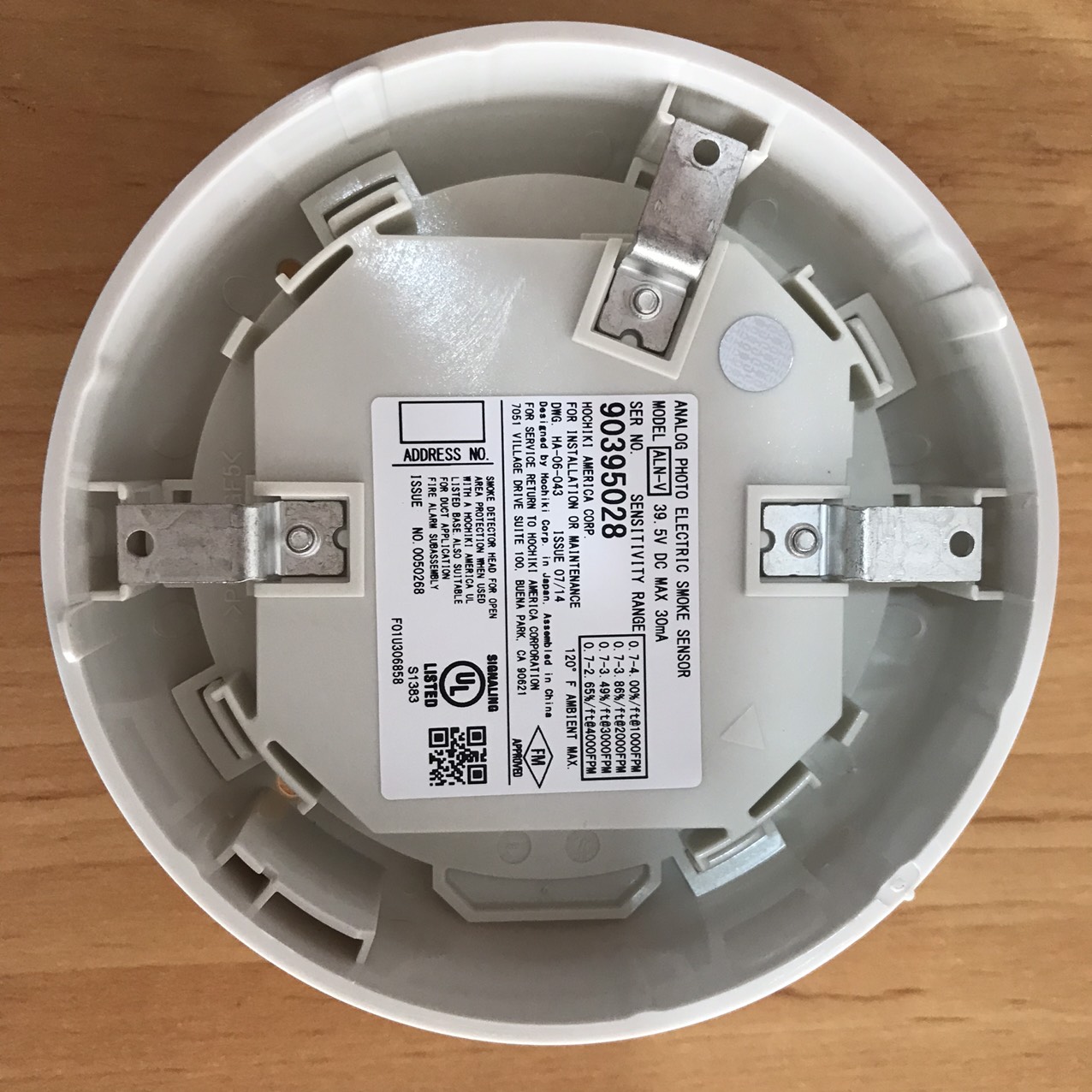 [HCM]Đầu Báo Khói Địa Chỉ Hochiki ALN-V