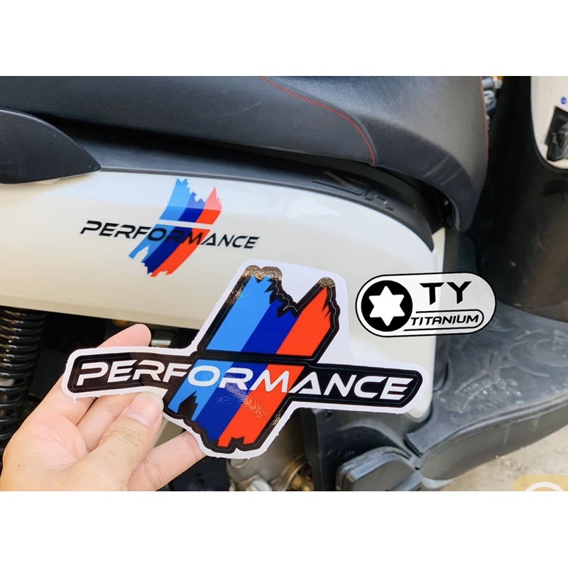 Tem PERFORMANCE cực đẹp dán trang trí các dòng xe chống thấm nước