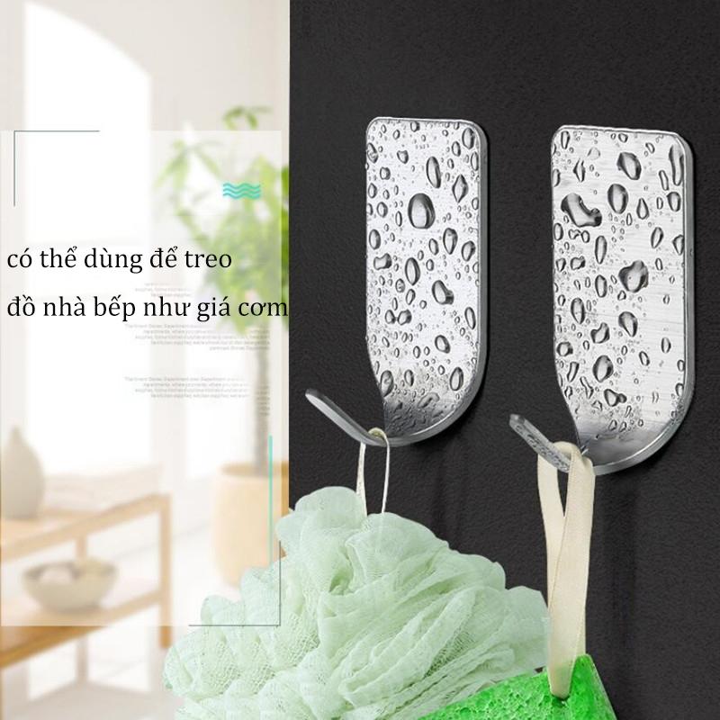 Móc treo đồ dán tường inox 304 siêu dính （4PCS）