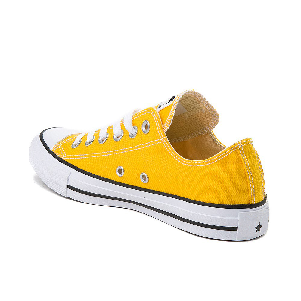 Giày Vải Sneaker CV Classic Cổ Thấp Vàng Nữ