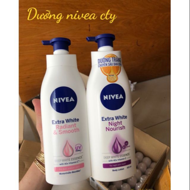 Sữa Dưỡng Thể Nivea Extra White Ngày Và Đêm