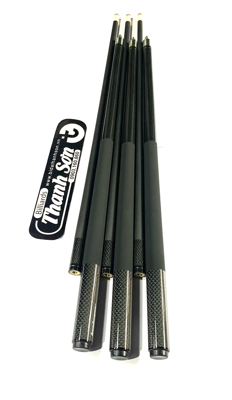 Cơ bida lỗ ngọn phủ carbon 3d