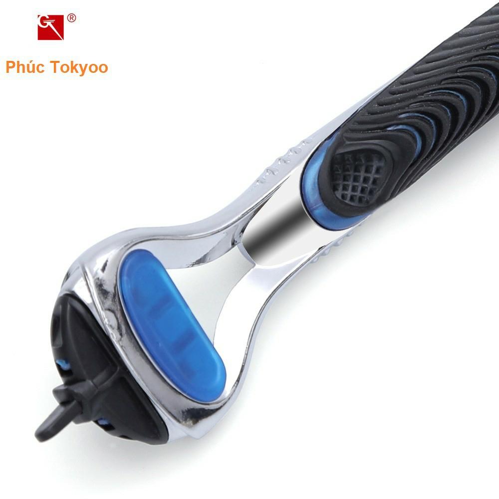 Dao cạo râu 5 lưỡi Fuli 5 loại tốt (Cán + 4 lưỡi)