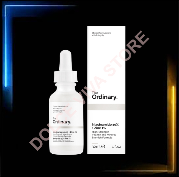 The Ordinary Niacinamide 10% + Zinc 1% Serum Ngăn Ngừa Mụn Giảm Thâm Kiềm Dầu 30ml