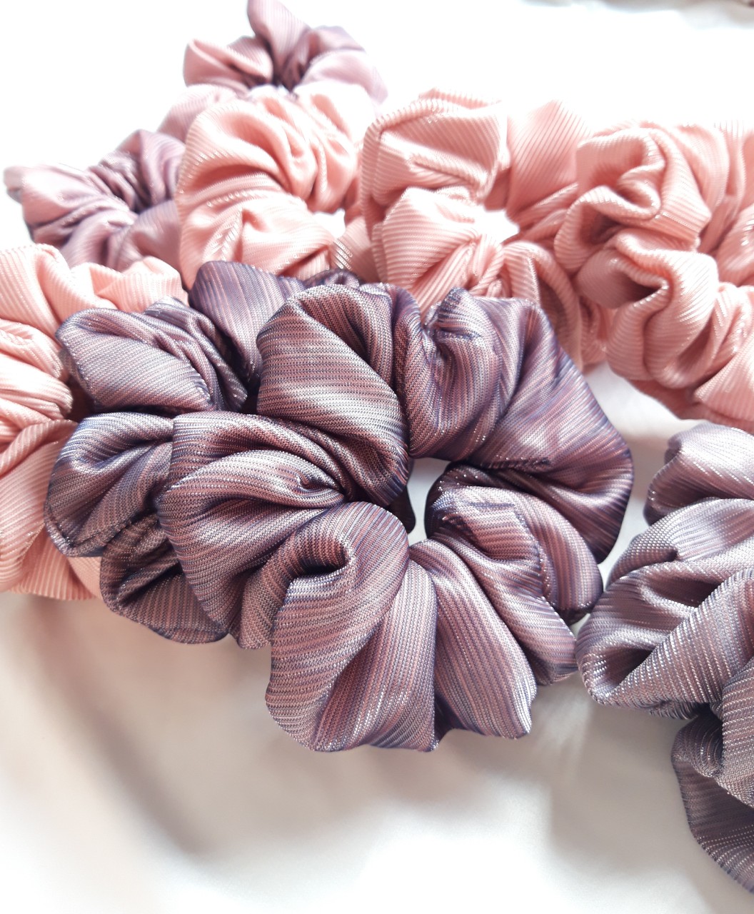 Cột tóc Scrunchies 2 lớp voan kiến ( Hình thật siêu đẹp)