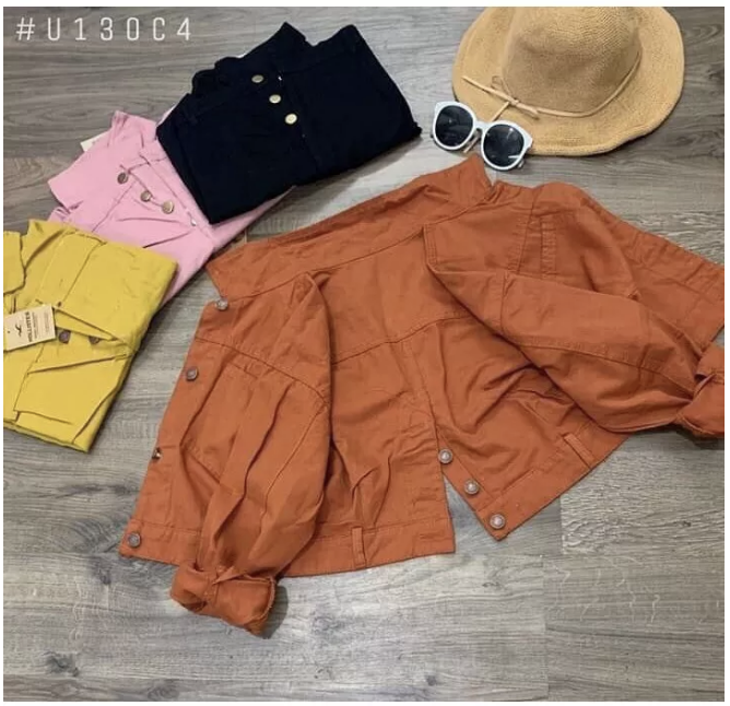 ÁO KHOÁC NỮ CÁ TÍNH CÀI NÚT SAU LƯNG PHONG CÁCH HÀN QUỐC PHƯƠNG VI FASHION