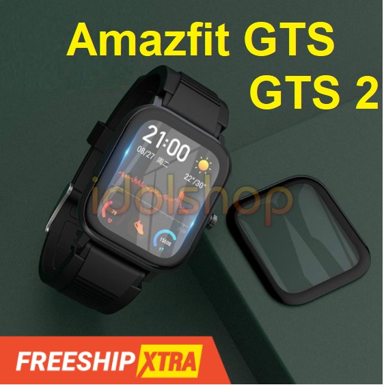 Dán màn hình cong 3d cho amazfit gts 2 , amazfit gts