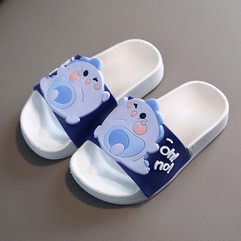 (D04) Dép Quai Ngang Chuột - Khủng Long Oh No Cho Bé