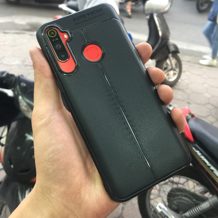 Ốp lưng Realme C3 Silicon giả da Auto Focus