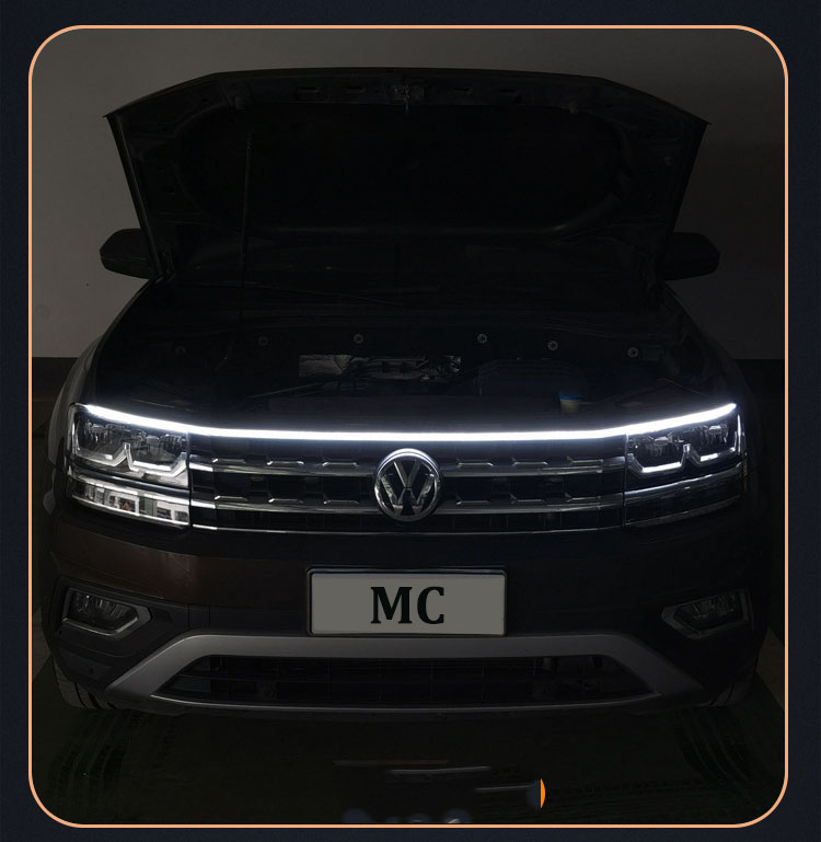 đèn led mí daylight dùng dán nắp capo xe ô tô dài 1m2