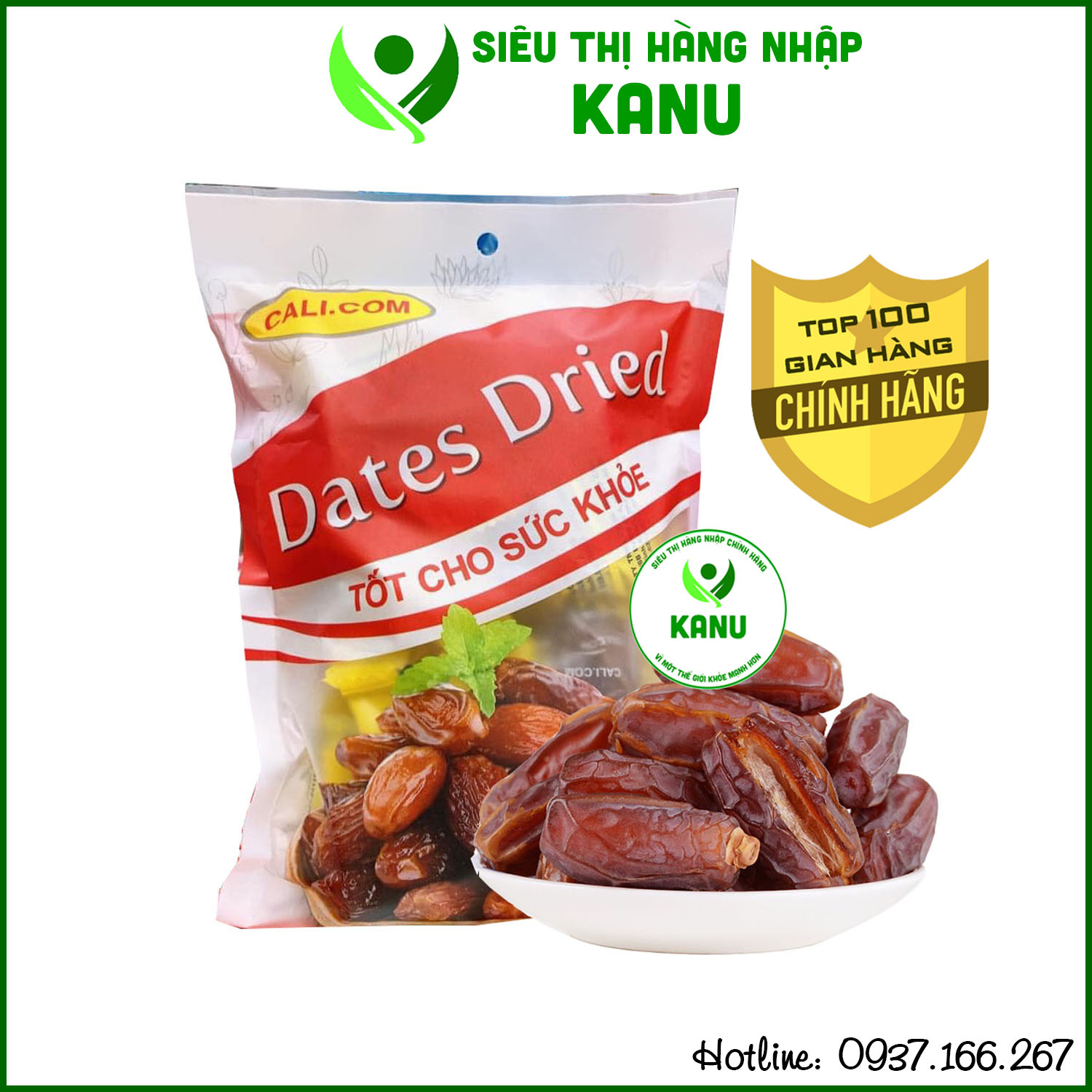 Chà là sấy khô Dates Dried 150g