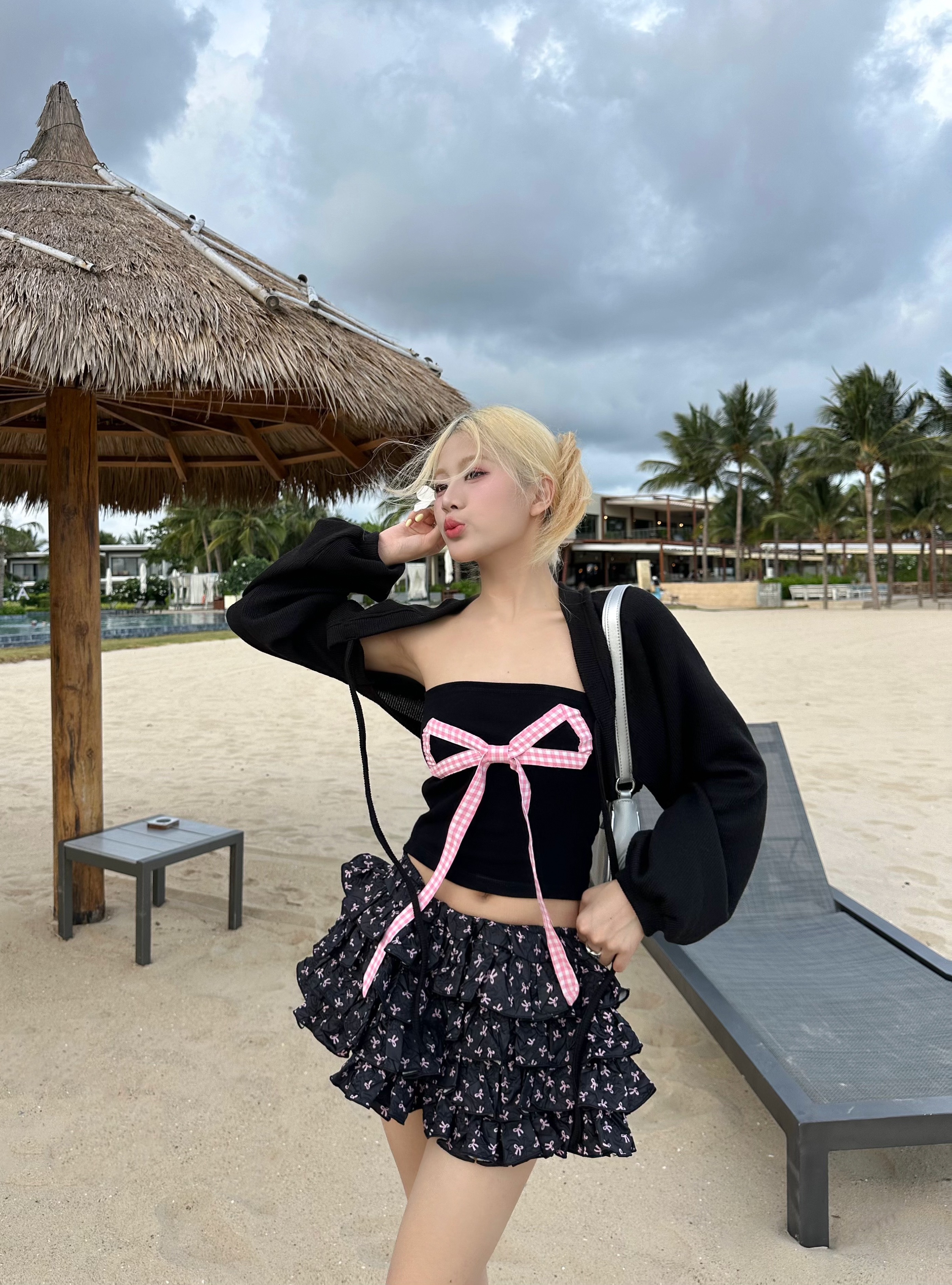 Áo khoác cardigan nữ chất len MONÁ - JENA LEN