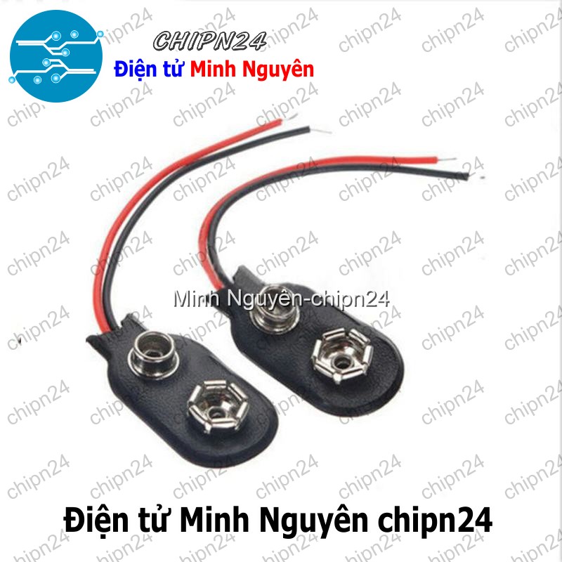 [3 sợi] (C44) Dây Đế pin 9V - HH000606