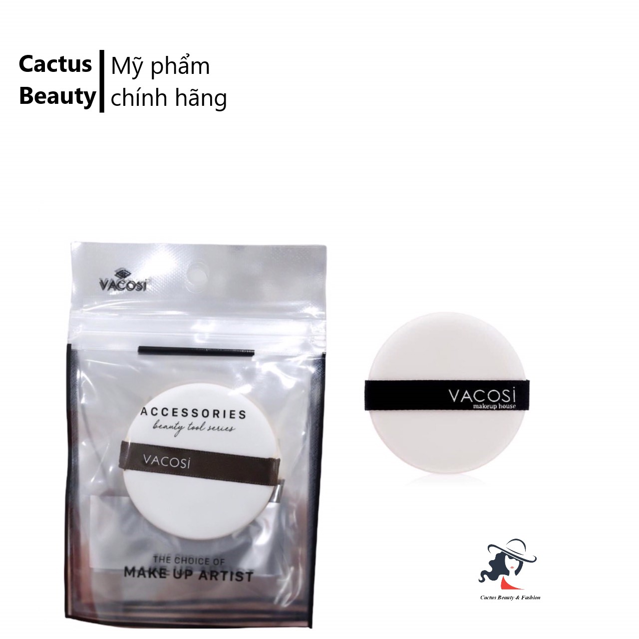Bông Phấn Cushion Vacosi Accessories