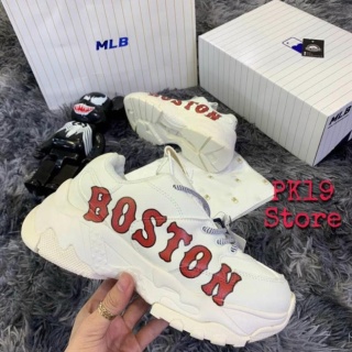 Giày thể thao boston chữ đỏ hàng chuẩn 1 1 bản trung đế tách nam nữ full thumbnail
