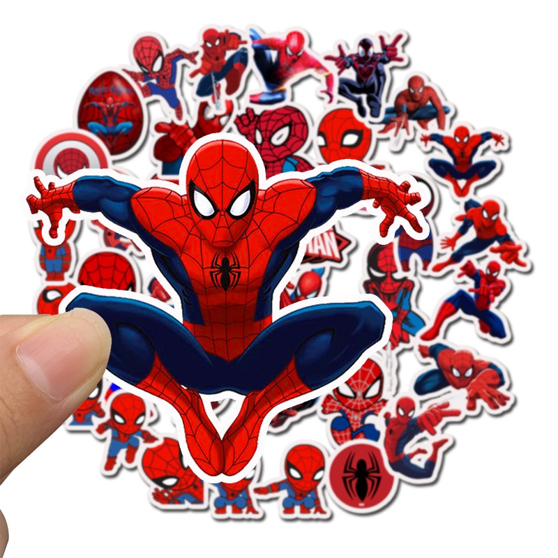 Sticker Spider Man Set 30 đến 60 ảnh người Nhện. Marvel