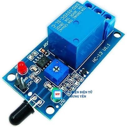 Mô đun relay cảm biến ngọn lửa báo cháy - điều khiển relay