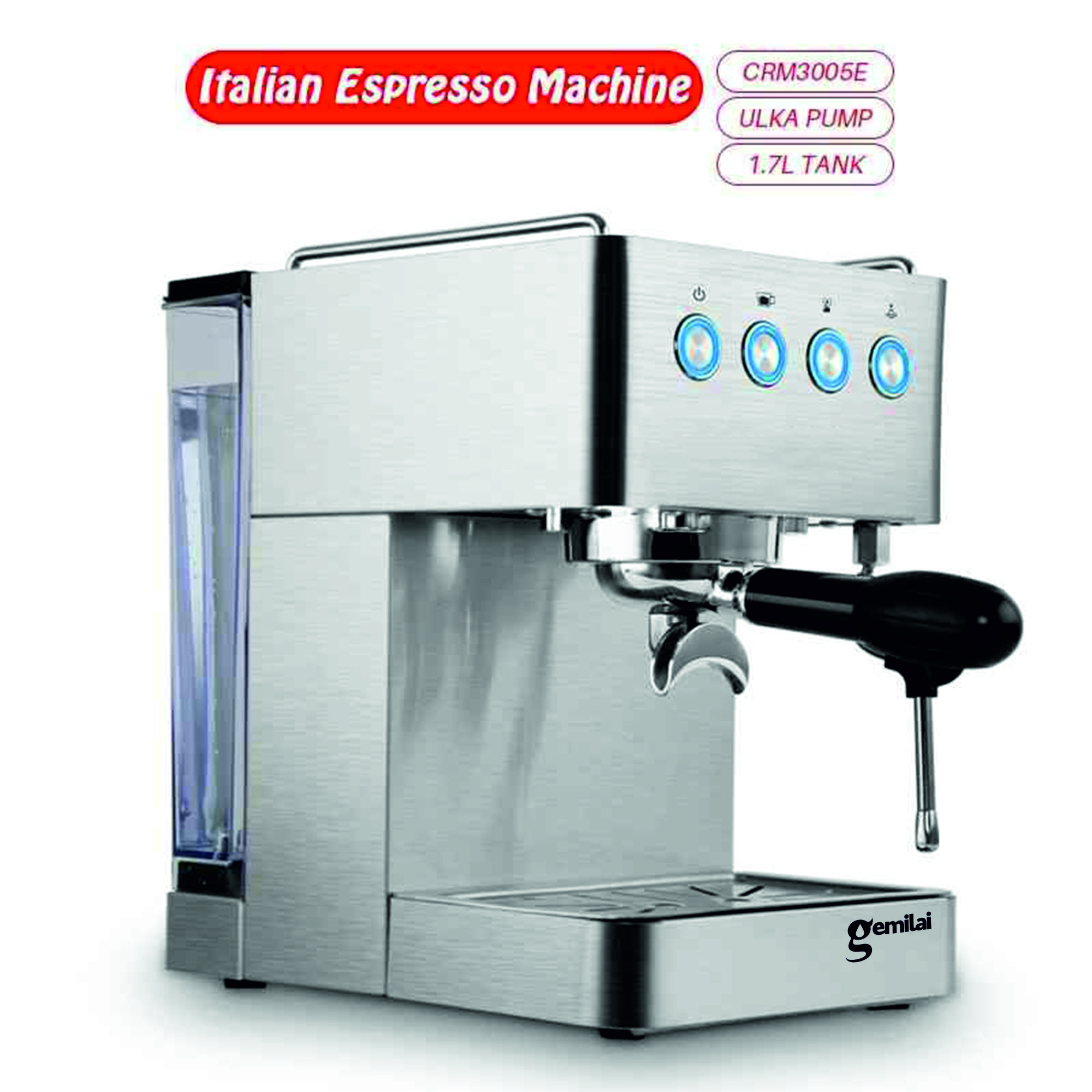 Máy pha cà phê Gemilai CRM 3005E espresso