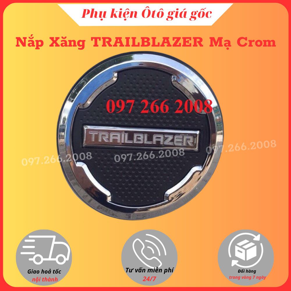 Ốp Nắp Bình Xăng Trailblazer mẫu Mạ Crom