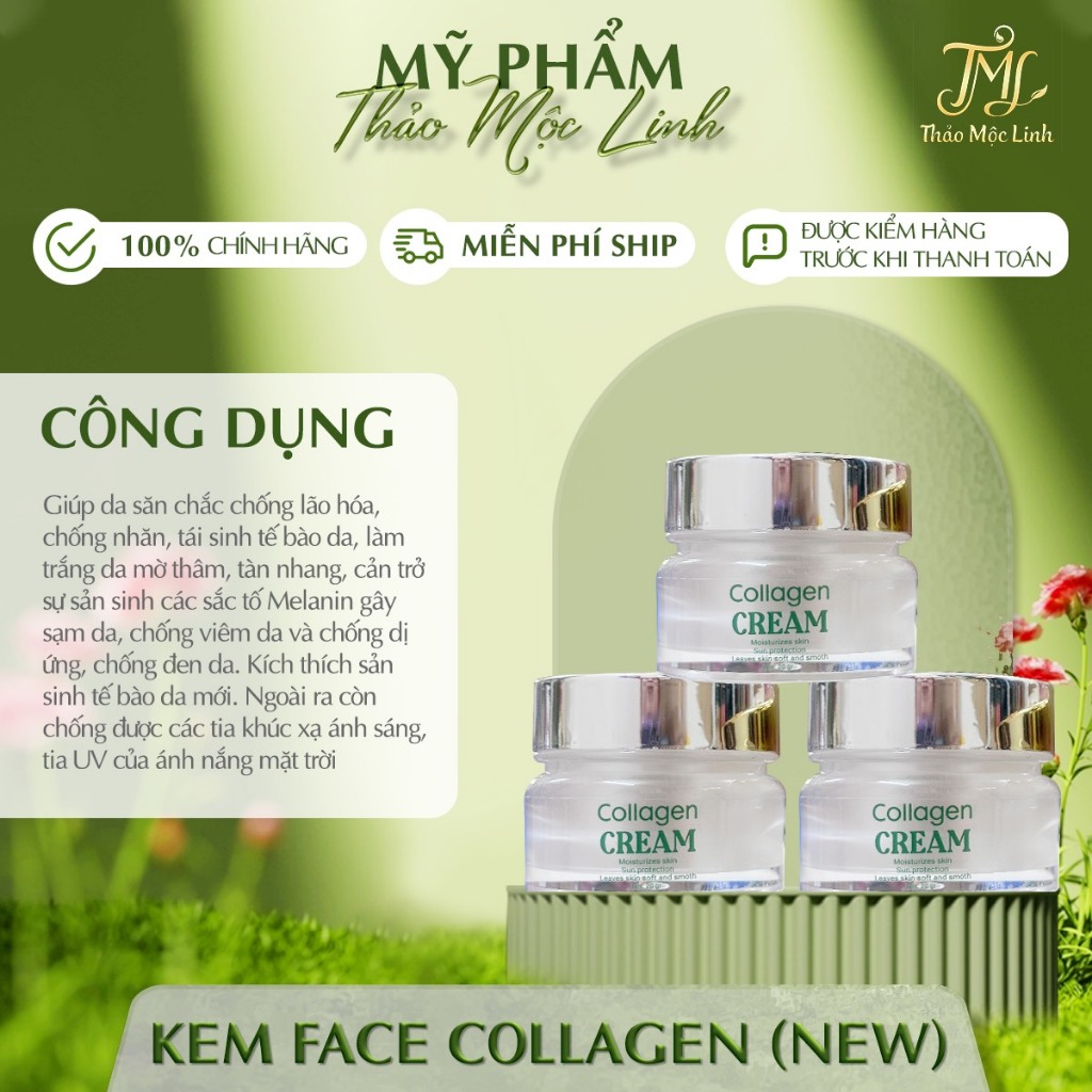 Kem Face Collagen Thảo mộc linh