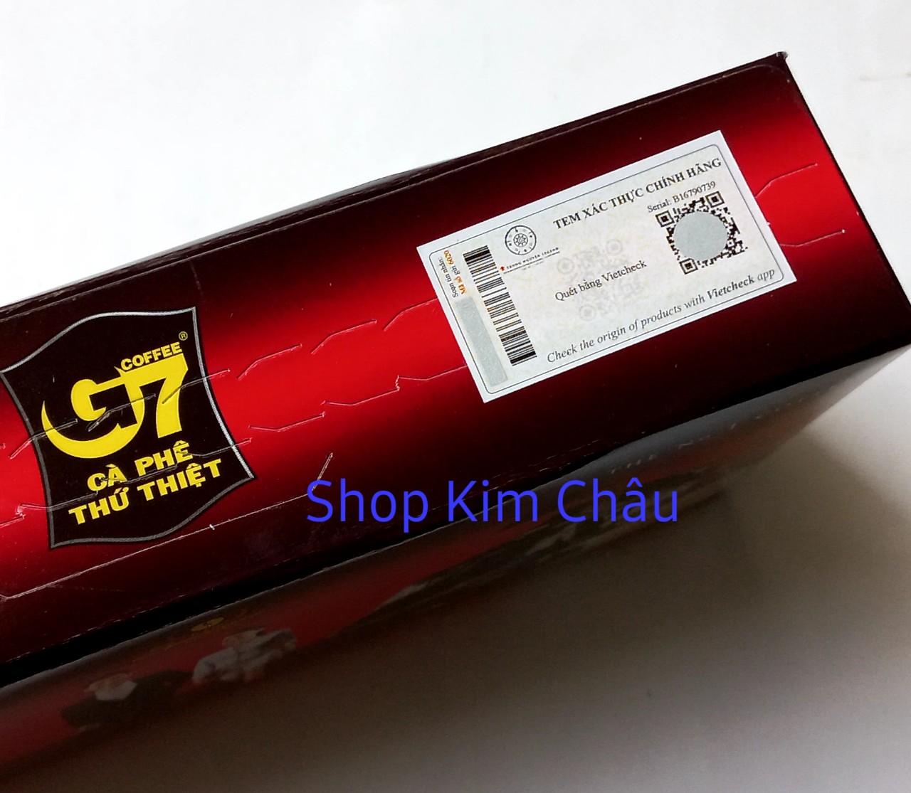 [21gói x 16g] Cà phê hòa tan 3in1 G7 hộp 336g