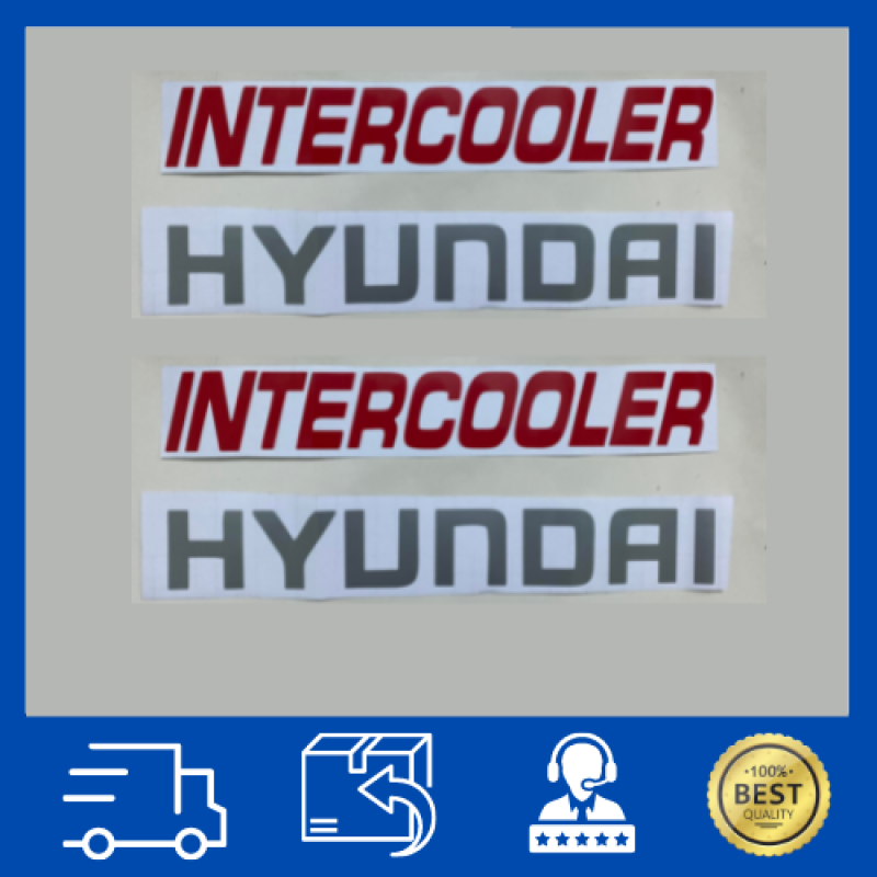Tem chữ Huyndai và intercooler cho các dòng xe Ô tô tải huyndai(HD65, HD72...)