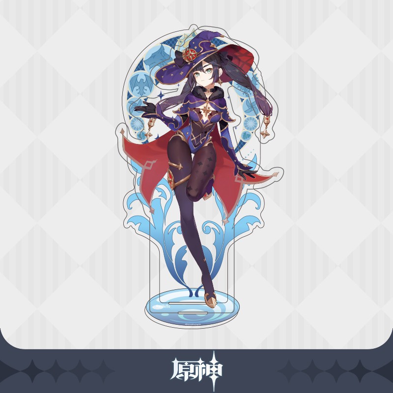 Mô hình nhân vật mica standee Acrylic nhân vật series thành phố Mondstadt Genshin Impact anime chibi