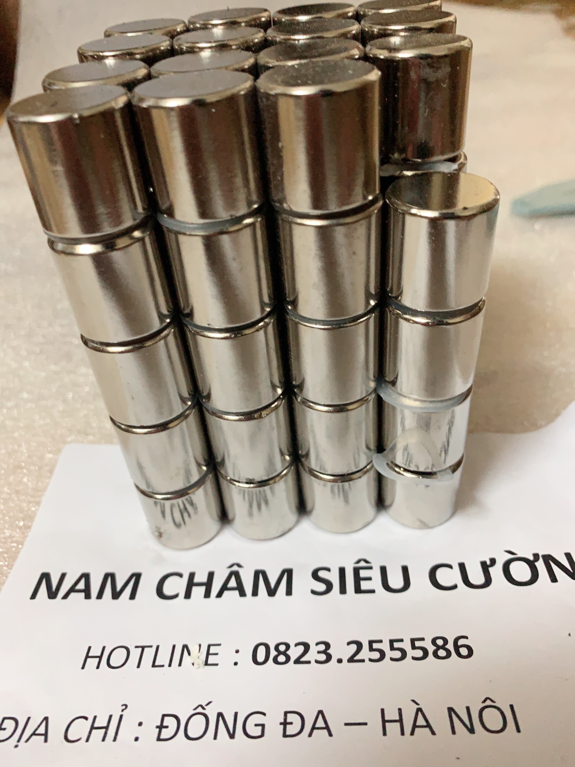 Nam châm hình trụ đất hiếm 20x20mm