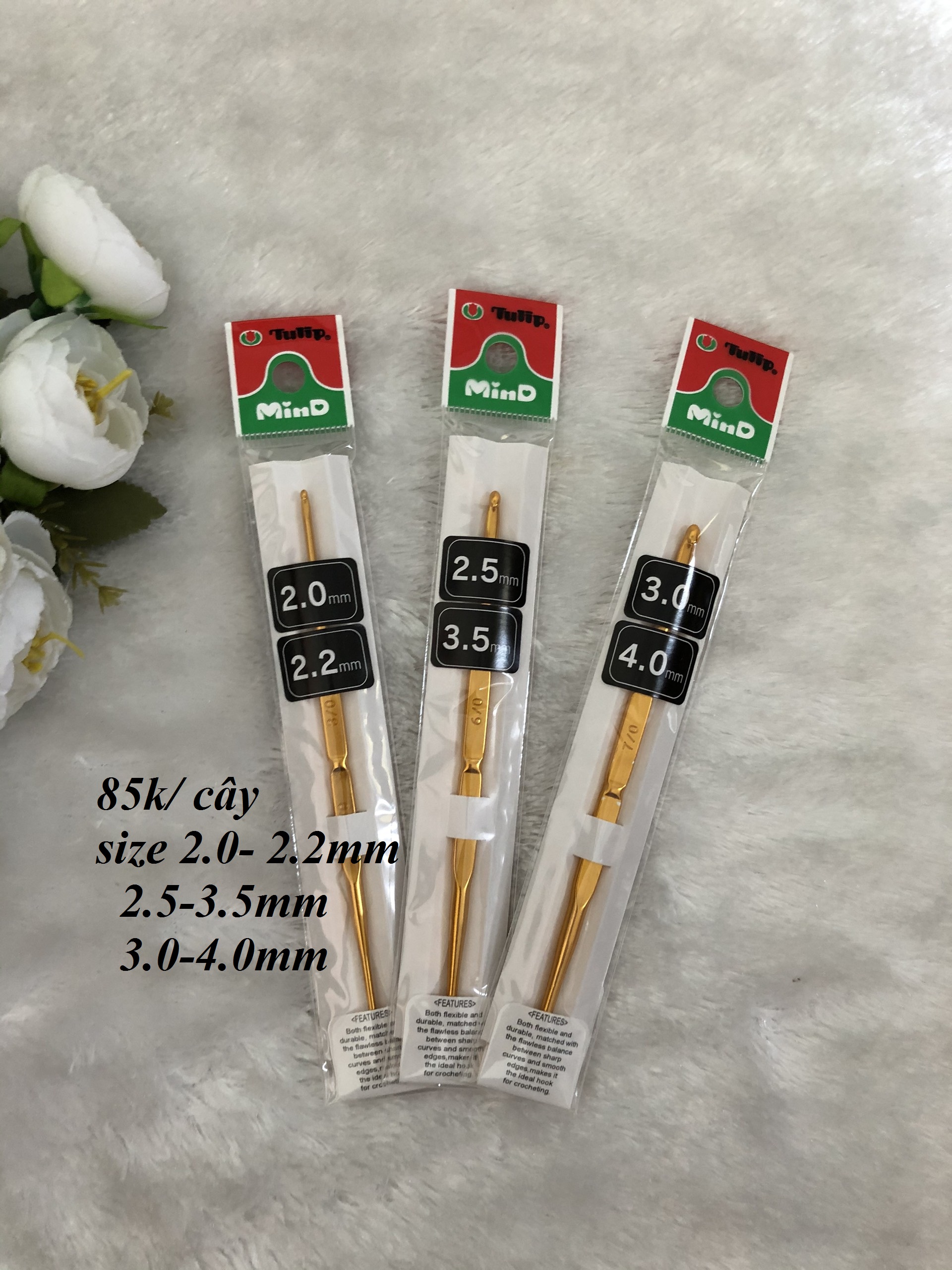 Kim móc tulip 2 đầu 85k/cây